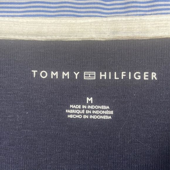 Tommy Hilfiger Dress Polo Style Navy Blue & White Preppy Casual Dress - Picture 12 of 13